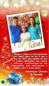 Dr. Henrique Chaves deseja um feliz natal a todos. – Blog do Claudio Mendes